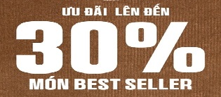 ƯU ĐÃI ĐẾN 30% – 5 MÓN BEST SELLER GỌI MÓN CỰC ĐÃ